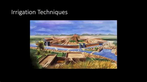 Sumerian Irrigation Systems