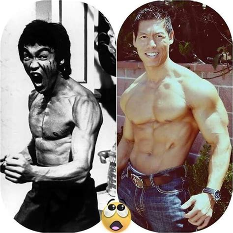 BRUCE LEE WITH DAVID YEUNG,SON OF BOLO YEUNG | Bruce lee, Famous faces ...