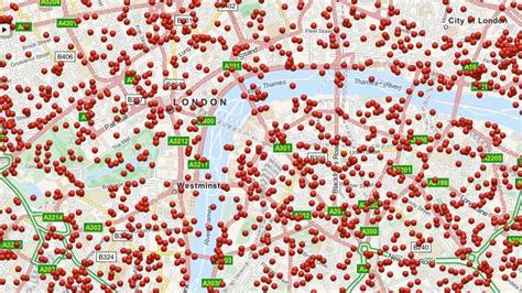 This map shows the locations where bombs fell on London during World War II | The World from PRX