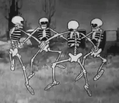 Skeleton Silly Symphony GIF - Skeleton SillySymphony TheSkeletonDance - Discover & Share GIFs