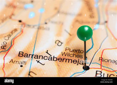 Barrancabermeja pinned on a map of Colombia Stock Photo - Alamy