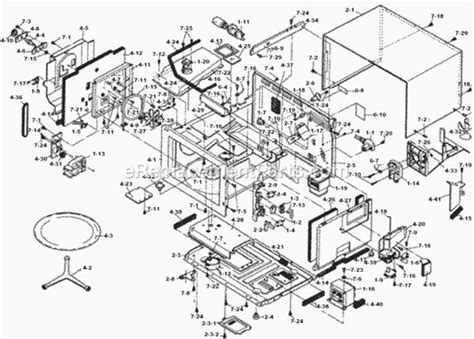 Hamilton Beach Microwave Parts Diagram