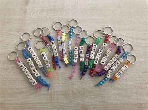 Name keychains