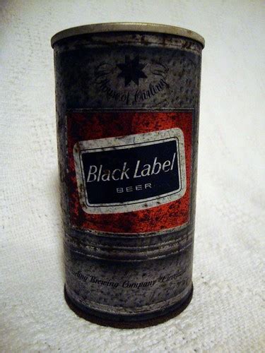 Antique Black Label Beer Can | Antique 12oz Black Label Beer… | Flickr