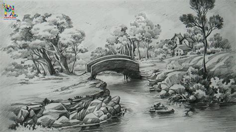 Easy Pencil Drawing Of Landscapes