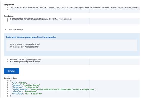 Debug grok expressions | Kibana Guide [7.17] | Elastic