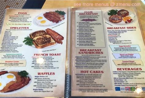 Menu at EMPIRE DINER AND RESTAURANT, Brooklawn