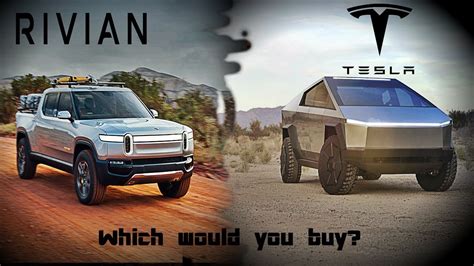 Top Tesla Cybertruck Vs Rivian R1T Launch Edition Which Electric Truck Is Better For Adventure ...