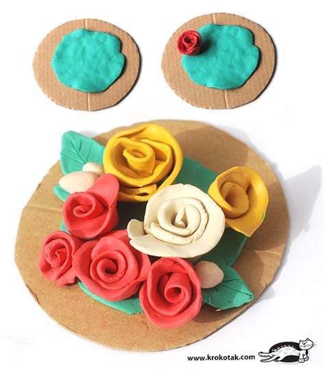 krokotak | How to Make Play Doh Rose