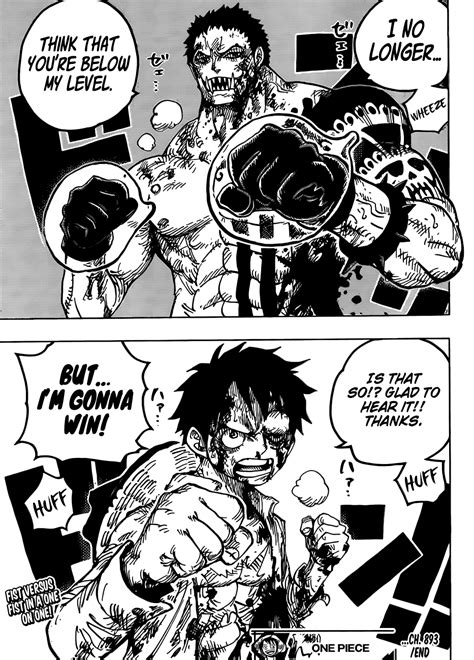 One Piece Luffy Vs Katakuri Manga Chapter - Manga