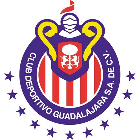 Guadalajara soccer logo Royalty Free Stock SVG Vector and Clip Art