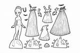 Paper Dolls Coloring Page sketch template