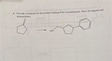 Solved 4. Provide a synthesis for the product starting from | Chegg.com