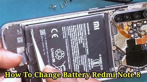 How To Change Battery Redmi Note 8 | Redmi Note 8 Battery Replace | Redmi Mobile Battery ...