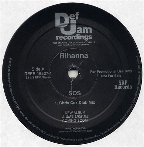 Rihanna - SOS (2006, Vinyl) | Discogs