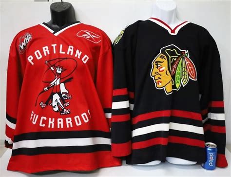 Portland Buckaroos & Winterhawks Jerseys | Live and Online Auctions on ...