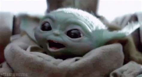 Baby Yoda Laughing The Mandalorian GIF - BabyYodaLaughing BabyYoda ...