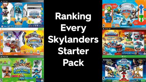 Ranking Every Skylanders Starter Pack - YouTube