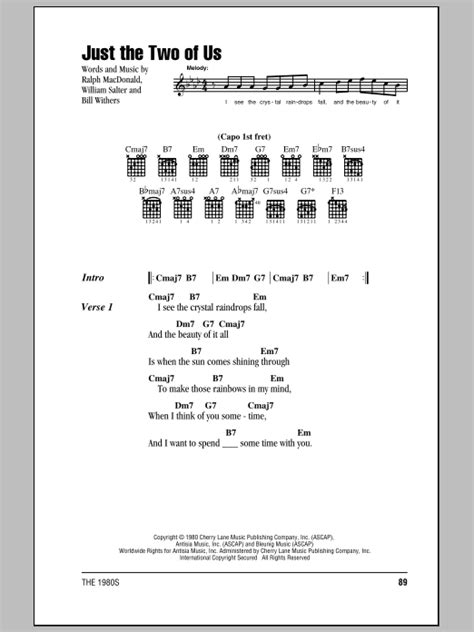 Just The Two Of Us | Sheet Music Direct