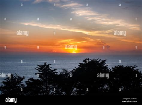 Big Sur Sunset, Big Sur, California Stock Photo - Alamy