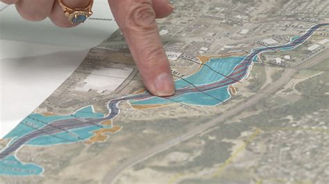 Mapping expert analyzes where flood zones could be