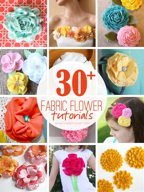 Hand Made Flowers With Cloth - Flower Making 10 Super Easy Diy Ways To ...