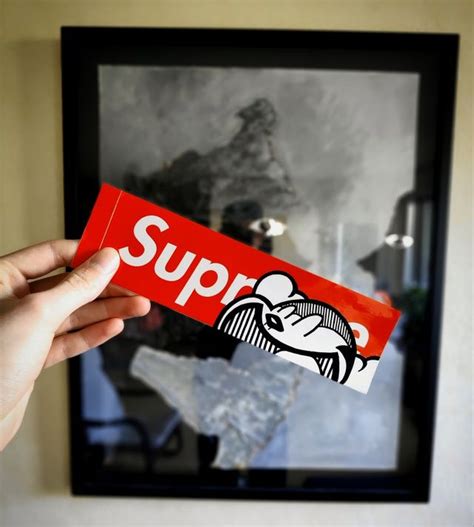 SUPREME CUSTOM BOX LOGO STICKER | Custom boxes, Logo sticker, Supreme sticker