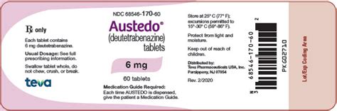 NDC 68546-472 Austedo Xr Tablet, Film Coated, Extended Release Oral Label Information - Details ...