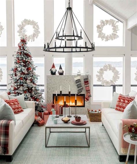 34 Fabulous Winter Living Room Decor Ideas - MAGZHOUSE