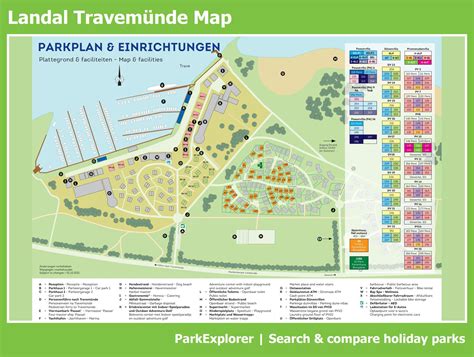 // Village map of Landal Travemünde | ParkExplorer