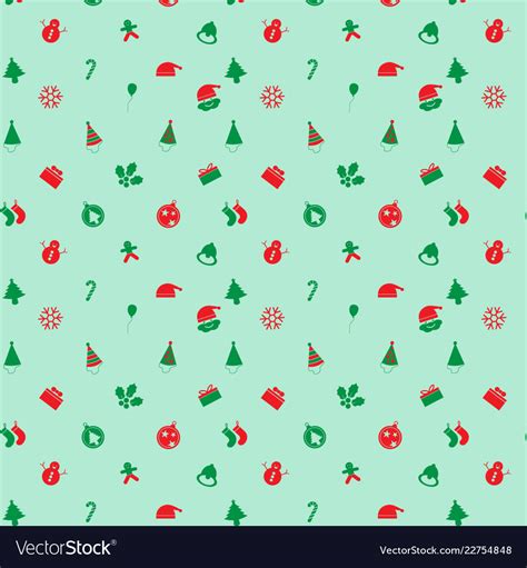 Cute retro christmas background Royalty Free Vector Image