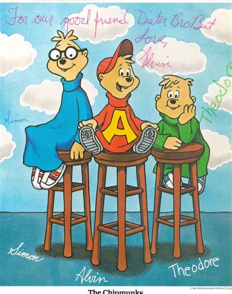 The Chipmunks (c) Bagdasarian Productions 1981 | Chipmunks, Alvin and ...