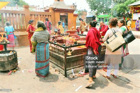 Budhanilkantha Temple Kathmandu Nepal Stock Photo - Download Image Now - Ancient, Architecture ...