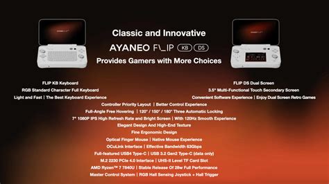 AYANEO Flip KB and DS are going to make handheld gaming and emulators a whole lot more ...