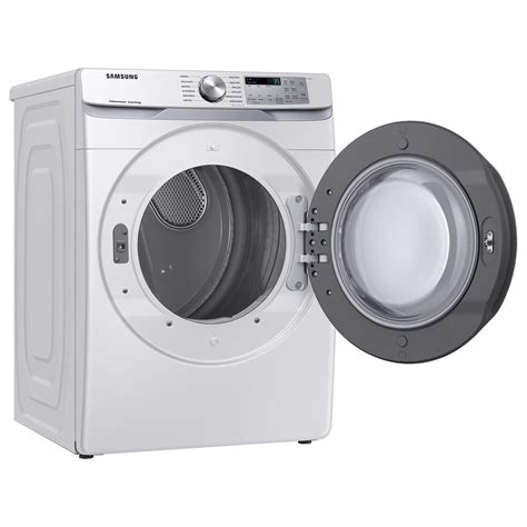 Samsung 7.5 Cu. Ft. Smart Electric Dryer with Sensor Dry in White | NFM