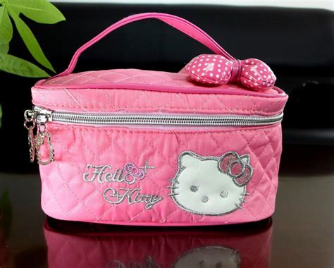 Hellokitty Cosmetic Bag Make Up Case Aa-55101A | Hello kitty makeup bag, Bags, Bag making