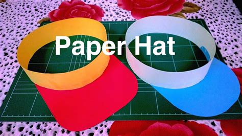 How to make paper hat / DIY - YouTube