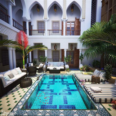 Mohammad Abuabiah - Courtyard house in Morocco