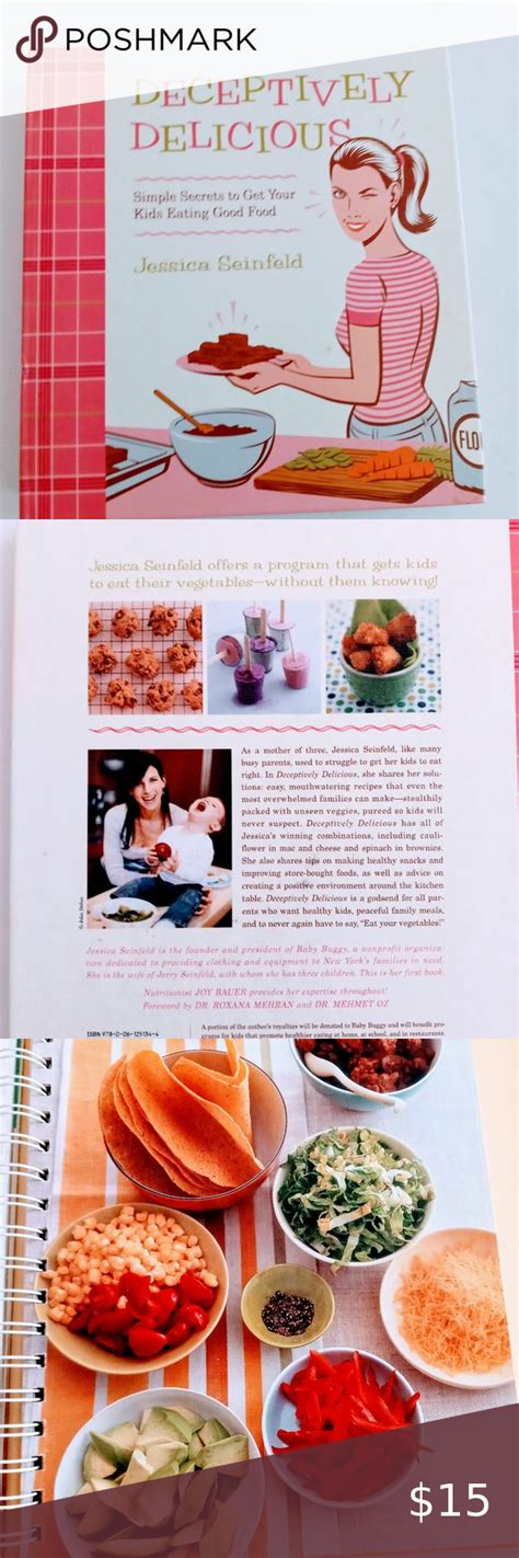 Jessica Seinfeld Deceptively Delicious Cookbook | Deceptively delicious, Delicious, Jessica seinfeld