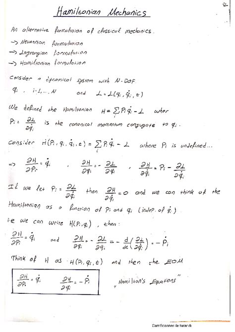 (PDF) Hamiltonian Mechanics | Yusuf Seday - Academia.edu