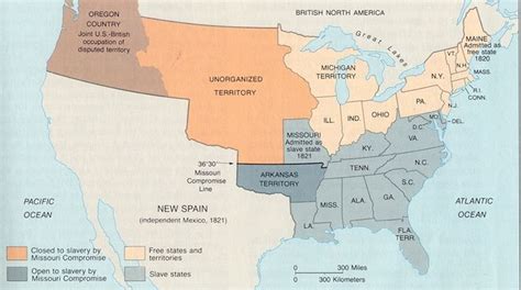 Map of 1820 United States | Mexican american war, Oregon country, Map