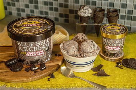 Blue Bell Debuts Cookies 'n' Cream Cone Ice Cream