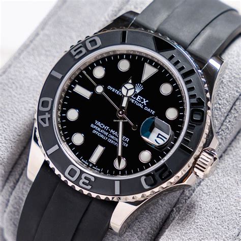 Rolex Yacht-Master 42 - Oysterflex - Black Dial for $30,000 for sale from a Seller on Chrono24