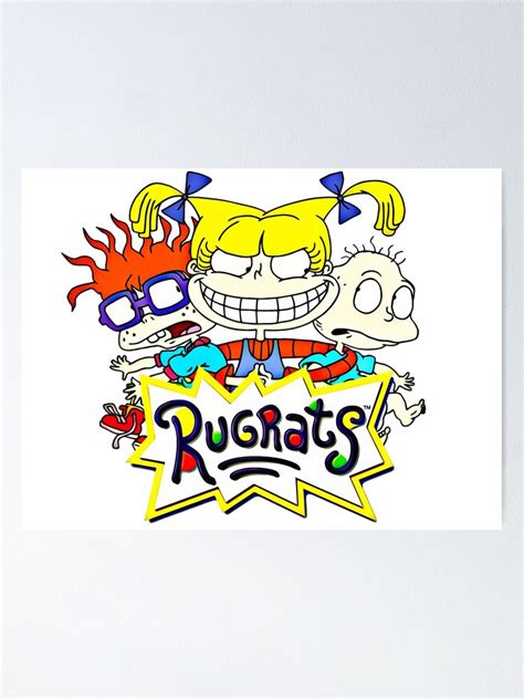 "The Rugrats, Tommy, Chuckie and Angelica" Poster for Sale by RainbowRetro | Redbubble