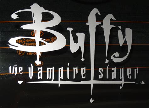 Buffy the Vampire Slayer Logo Vinyl Decal Multiple Colors | Etsy