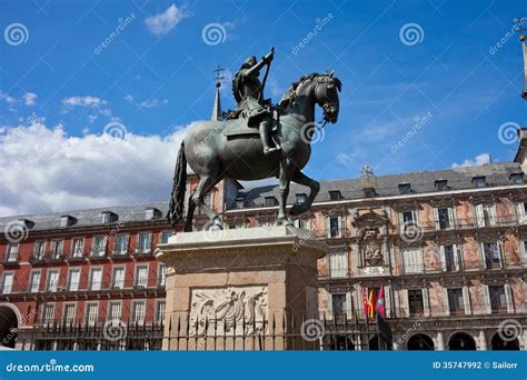 Plaza Mayor stock photo. Image of palace, monument, facade - 35747992