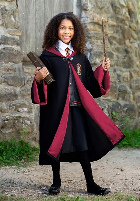 Disfraz De Harry Potter Hermione De Lujo Para Niños, Talla XL, Color Negro | ubicaciondepersonas ...