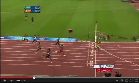 Usain Bolt Takes Gold,Wins 200, Breaks Record – August 20, 2008