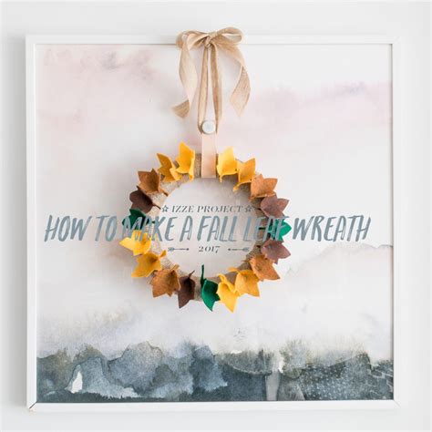 DIY: How To Make A Fall Leaf Wreath - Bright Bazaar by Will Taylor