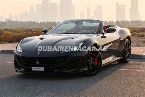 Rent Black Ferrari Portofino 2021, ID-219 | Dubai Rent A Car